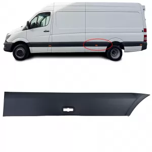 Left side panel trim strip for Mercedes Sprinter W906 2006-2018 L3