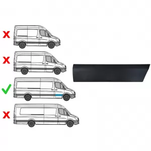 Front right door trim for Mercedes Sprinter W906 2006-2018