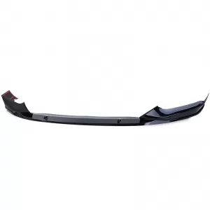 Front spoiler lip bumper black gloss suitable for 5 Series BMW G30 G31 from 2016