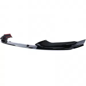Front spoiler lip bumper black gloss suitable for 5 Series BMW G30 G31 from 2016