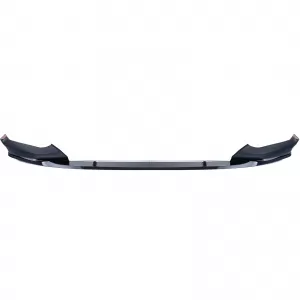 Front spoiler lip bumper black gloss suitable for 5 Series BMW G30 G31 from 2016