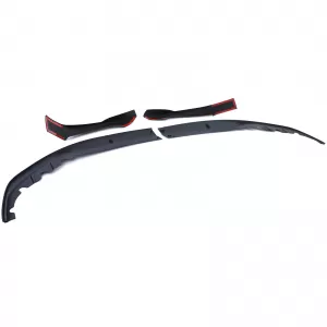 Front spoiler lip bumper black gloss suitable for 5 Series BMW G30 G31 from 2016