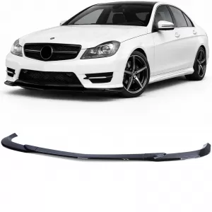 image-37-Performance fényes első spoiler toldat Mercedes C W204 S204 2011-2015