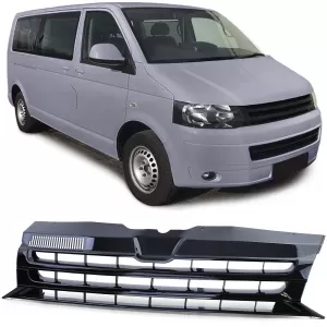 image-52-Sport hűtőrács embléma nélkül fényes fekete VW Bus T5 Facelift 09-15