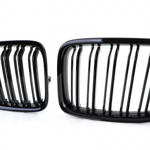 Sport double-slat performance glossy grille suitable for BMW X1 E84 09-15