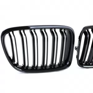 Sport double-slat performance glossy grille suitable for BMW X1 E84 09-15