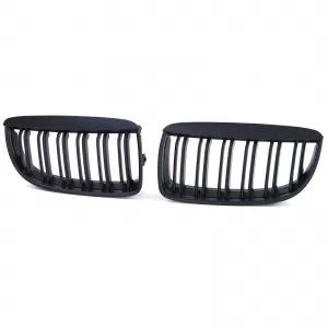 Sport kidney grille double slat performance matt suitable for BMW 3 Series E90 E91 05-08