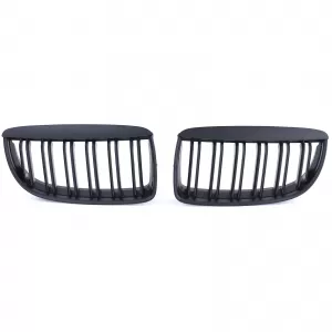 Sport kidney grille double slat performance matt suitable for BMW 3 Series E90 E91 05-08