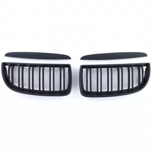 Sport kidney grille double slat performance matt suitable for BMW 3 Series E90 E91 05-08