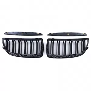 Sport kidney grille double slat performance matt suitable for BMW 3 Series E90 E91 05-08