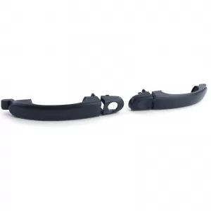 Door handles exterior black pair left right for VW Bus T5 03-09
