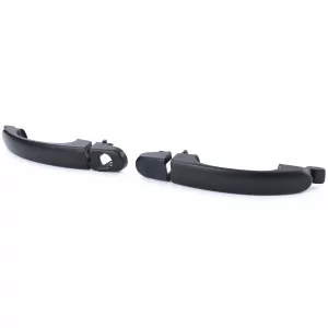 Door handles exterior black pair left right for VW Bus T5 03-09