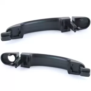 Door handles exterior black pair left right for VW Bus T5 03-09