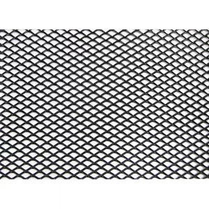 Aluminum mesh racing grille honeycomb mesh race grille 150x30cm 4x7mm black