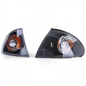 Clear glass indicators black smoke suitable for BMW 3 Series E46 Sedan Touring 98-01