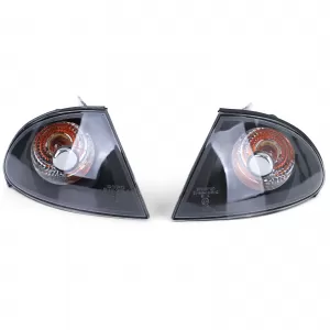 Clear glass indicators black smoke suitable for BMW 3 Series E46 Sedan Touring 98-01