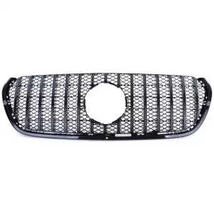 Grilaj Sport Negru Lucios potrivit pentru Mercedes X Class W470 17-20-image-6203094