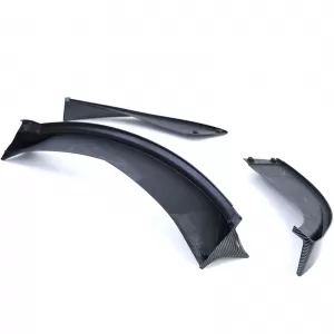 Front spoiler lip performance carbon look suitable for 5 Series BMW E60 E61 2007-2009