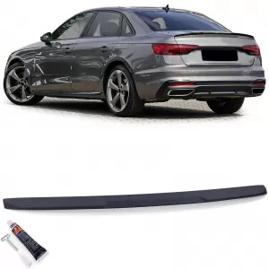 image-19-Sport hátsó spoiler ajak matt fekete Audi A4 B9 sedan 15-19
