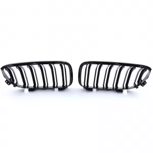 Double Slat Kidney Grille Performance Gloss Black for 3 Series BMW E92 E93 2010-2013