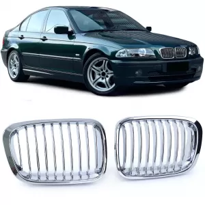 Sport grille front grill chrome for 3 Series BMW E46 pre-facelift 1998-2001
