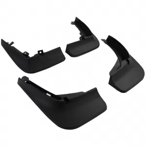 Mud flap set front and rear black for VW Touareg CR from 18 without R-Line
