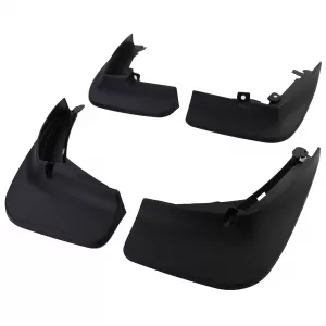 Mud flap set front and rear black for VW Touareg CR from 18 without R-Line