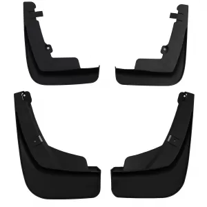 Mud flap set front and rear black for VW Touareg CR from 18 without R-Line
