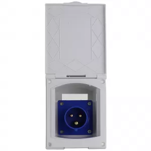 Caravan motorhome installation CEE 16A 230V caravan inlet plug socket IP44