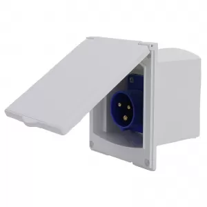 Caravan motorhome installation CEE 16A 230V caravan inlet plug socket IP44