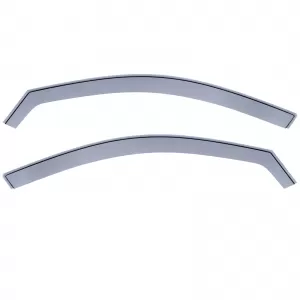 Wind deflector rain guard wind protection black smoke for Audi A4 8W B9 from 15