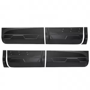 Door sill impact protection offroad panels wide fits for Ford Ranger T6 T7 T8 12-23
