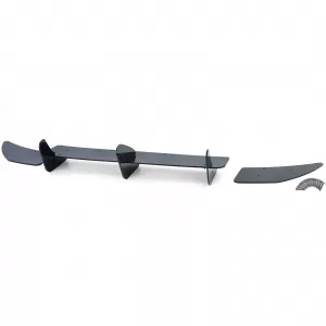 Rear diffuser splitter rear apron performance for VW Golf 7 R pre-facelift 12-17