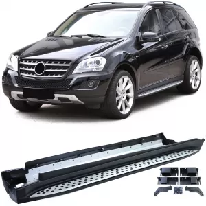image-35-Alumínium fellépő küszöb OE look ABE-vel Mercedes ML W164 M-osztály 05-11