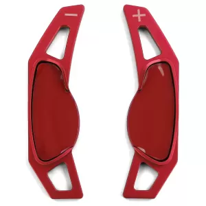 Paddle Shifter Extension Aluminum Red for Smart ForTwo 451 Coupe Cabrio 09-19