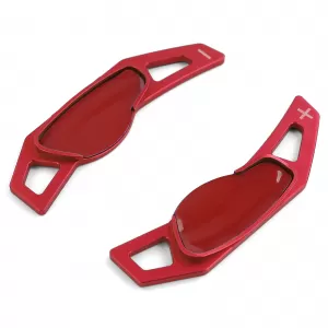 Paddle Shifter Extension Aluminum Red for Smart ForTwo 451 Coupe Cabrio 09-19