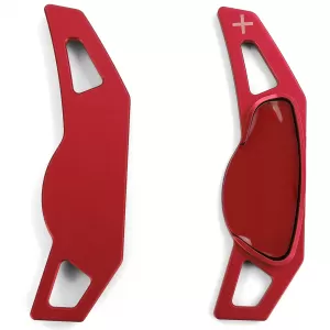 Paddle Shifter Extension Aluminum Red for Smart ForTwo 451 Coupe Cabrio 09-19