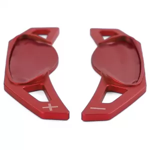 Paddle Shifter Extension Aluminum Red for Smart ForTwo 451 Coupe Cabrio 09-19