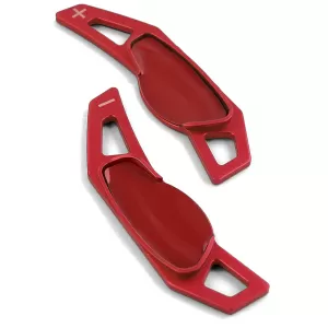 Paddle Shifter Extension Aluminum Red for Smart ForTwo 451 Coupe Cabrio 09-19