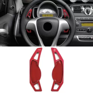 Extensie pentru schimbător de viteze cu palete din aluminiu roșu, potrivită pentru Smart ForFour 453 14-18