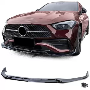 image-2-Sport első lökhárító toldat, fényes fekete, Mercedes C-osztály W206 S206 21-