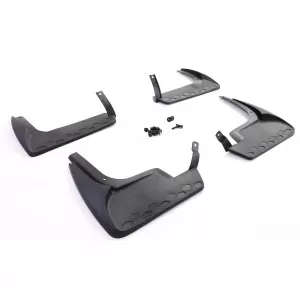 Mud flap set front and rear black for VW ID.3 from 2019-image-6203533