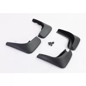 Mud flap set front and rear black for VW Golf 6 08-12
