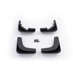 Mud flap set front and rear black for VW Golf 6 08-12