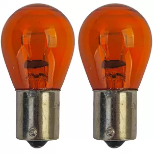 Indicator bulb incandescent lamp light source BAU15S 12V 21W orange (pair)