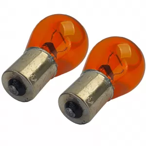 Indicator bulb incandescent lamp light source BAU15S 12V 21W orange (pair)