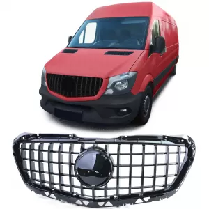 image-55-Sport hűtőrács fényes fekete Mercedes Sprinter W906 Facelift 13-18