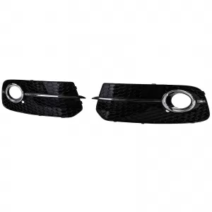 Honeycomb Grille Inserts Bumper Black Gloss for Audi Q5 8R 12-16
