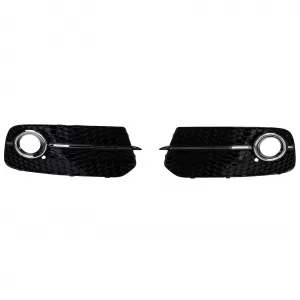 Honeycomb Grille Inserts Bumper Black Gloss for Audi Q5 8R 12-16