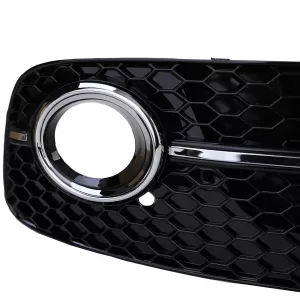 Honeycomb Grille Inserts Bumper Black Gloss for Audi Q5 8R 12-16